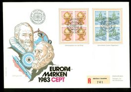 Grossbrief. Europamarken 1983 ETS, R-Brief 741