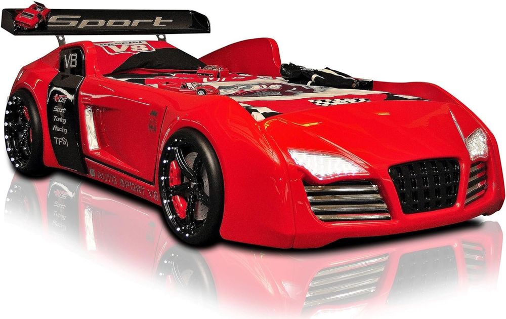 Autobett byMM Concept Turbo V8 (Rot) - Kinderbett (Gebraucht) in Bern ...