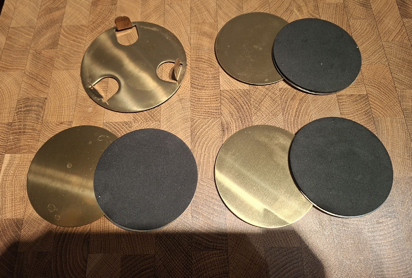 Ikea Sottobicchieri: Goldener Untersetzer x6, mit Halter – Usato da Zürich venduto da lui_q6mt 2