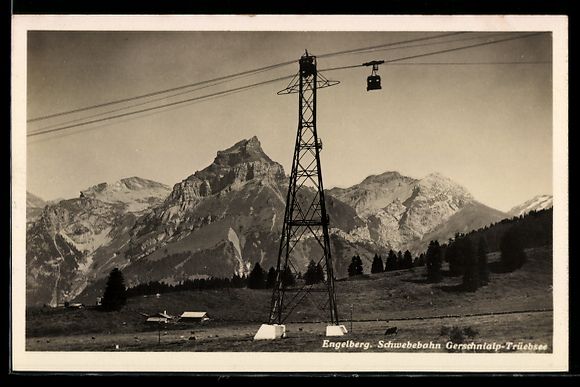 Ansichtskarten: Engelberg, Schwebebahn Gerschnialp-Trüb – Gebraucht aus Berlin von bartko-reher