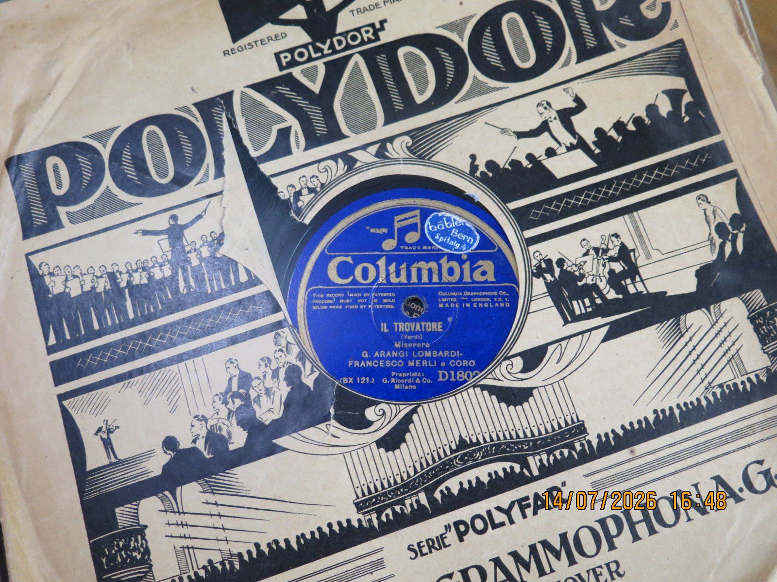 Vinyles: Schellackplatten Konvolut – D'occasion à Glarus par Peterpan5 1