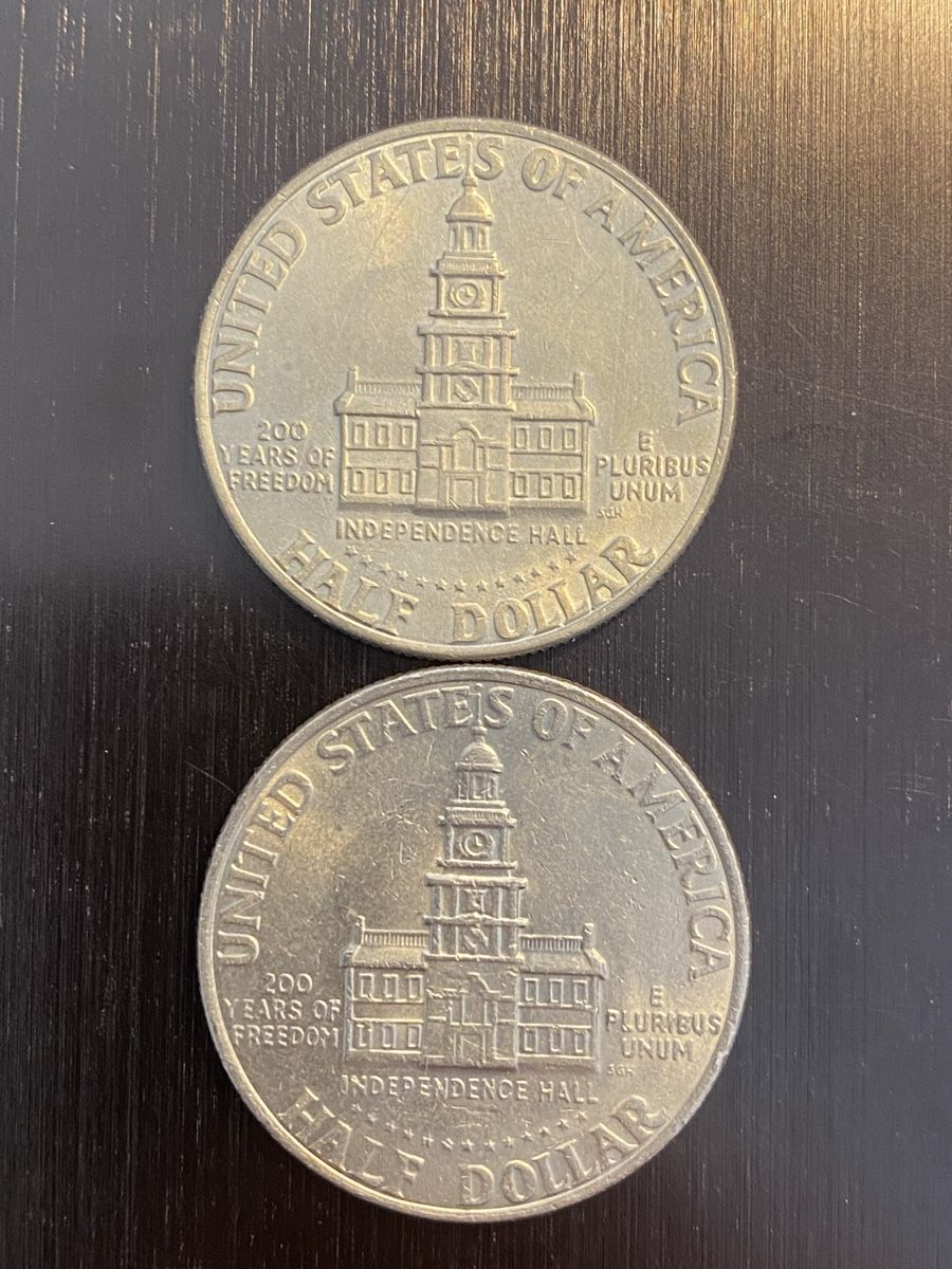 Tutti le monete: Etats-Unis, 2X Half Dollar 1976 Kennedy – Usato da Corsier-sur-Vevey venduto da Ginoarturo 1
