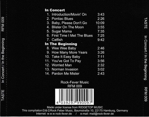 CD: Taste – Nuovo (secondo la descrizione) da Aeschi SO venduto da Stones55 1
