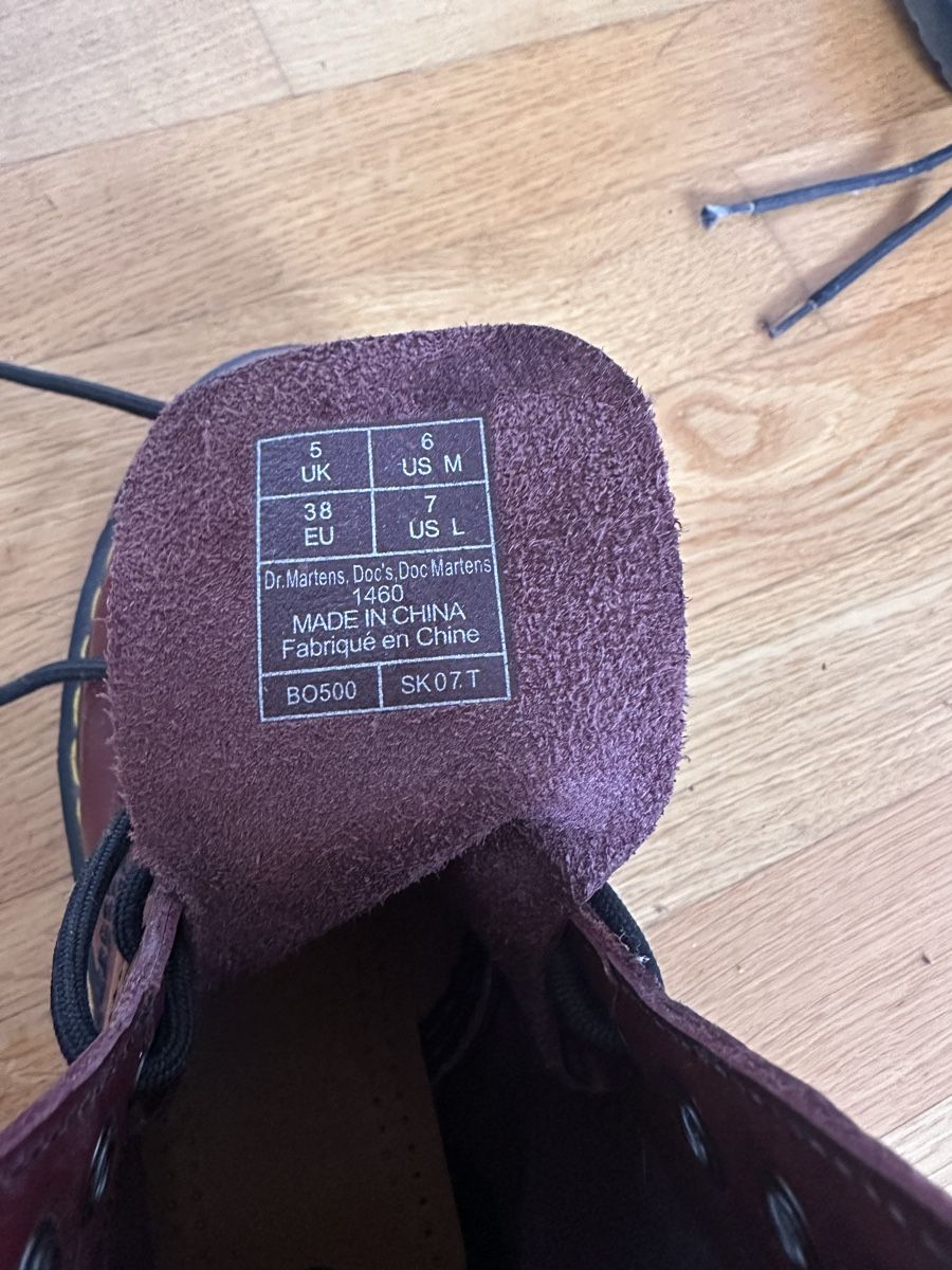 Dr. Martens Scarpe da donna: Dr. Martens 1460 - Cherry Red - Grösse 38 - – Usato da Chur venduto da lululemooon 1