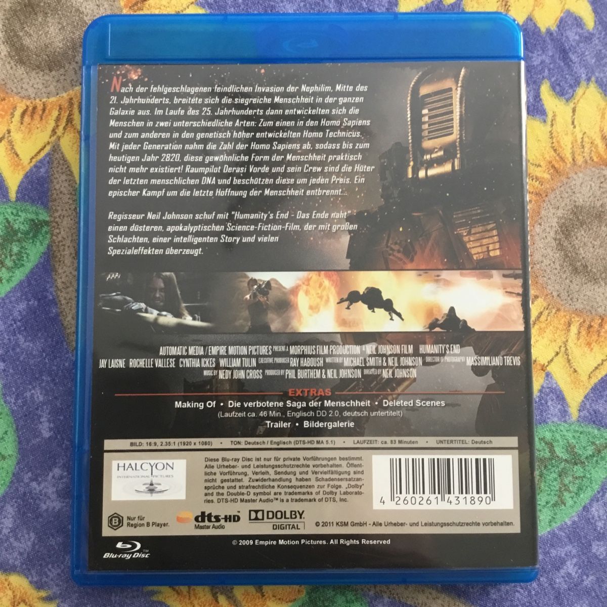 Tutti i DVDs: Humanity´s End- Das Ende Naht Blu Ray – Nuovo (secondo la descrizione) da Blauen venduto da berlingo65 1