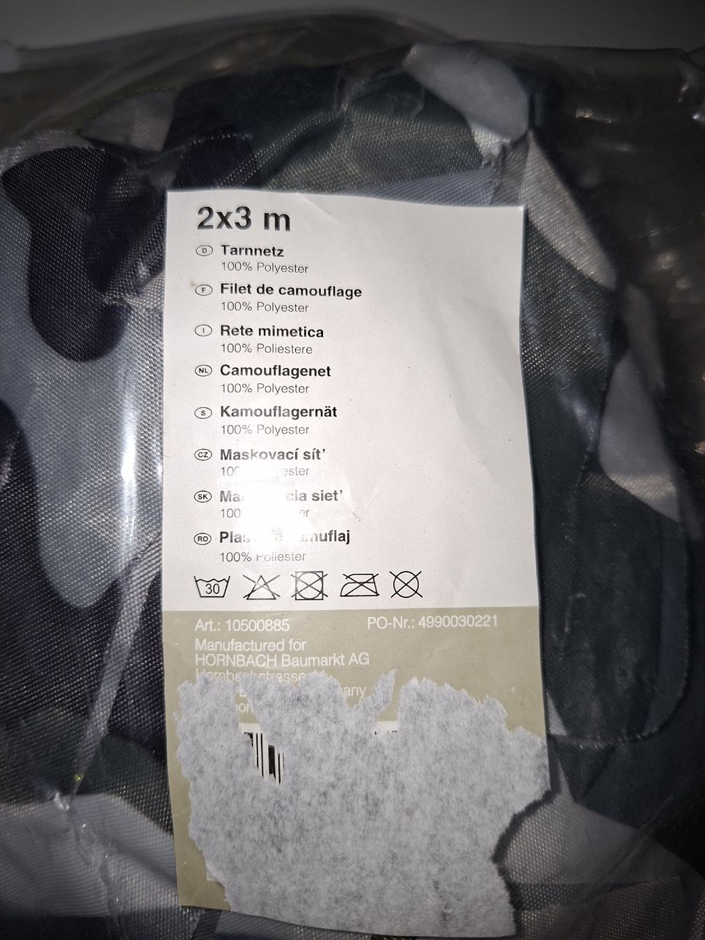 Sonstiges zu Militär: Tarnnetz 2x3 m Polyester grau neu in OVP – Neu und originalverpackt aus Au TG von aatec_105 1