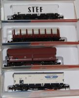 Roco Spur N - Set mit 4 Güterwagen - aus Sammlung