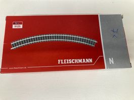 Fleischmann Spur N 9125 geb. Gleis R2 45, 7 St. neu in OVP