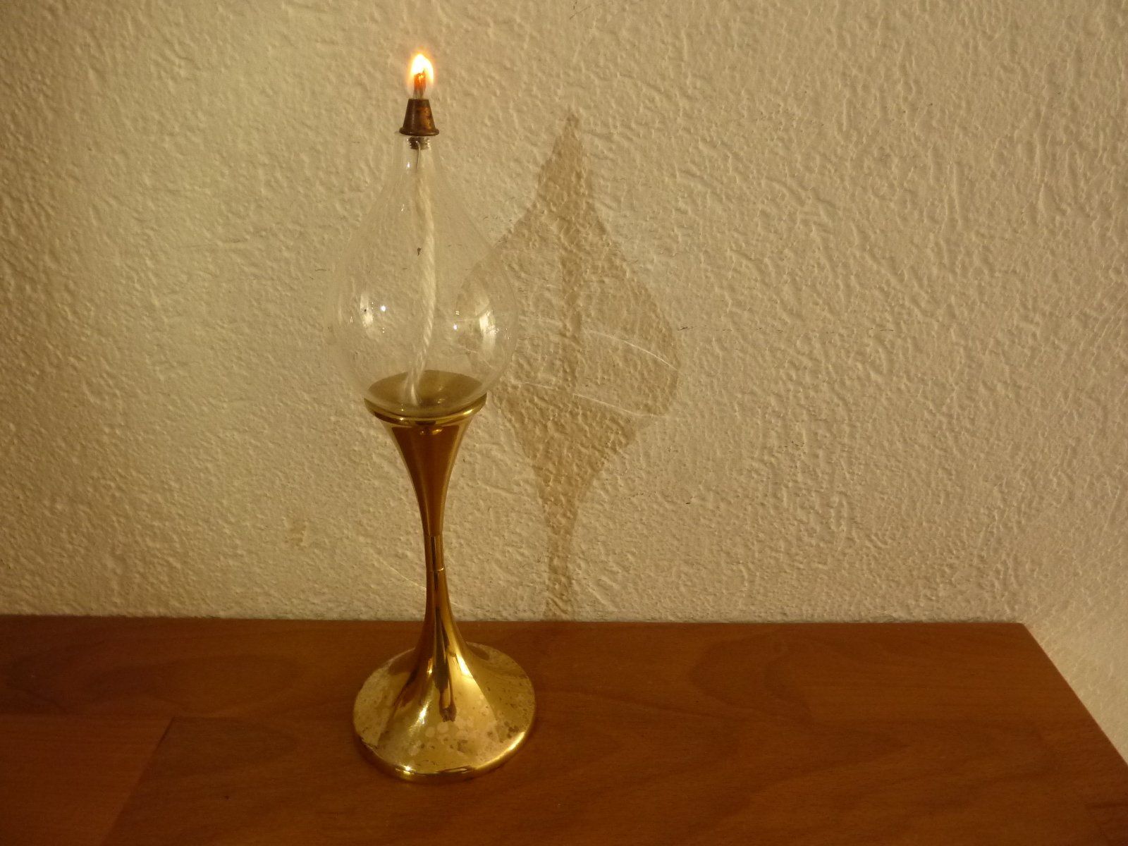 Lampade: schöne Petrollampe Messing Glas Andersen Design W-Germany – Usato da Hochfelden venduto da swissice 5