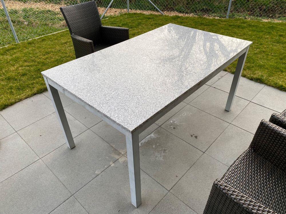 Granittisch für Garten Kaufen auf Ricardo