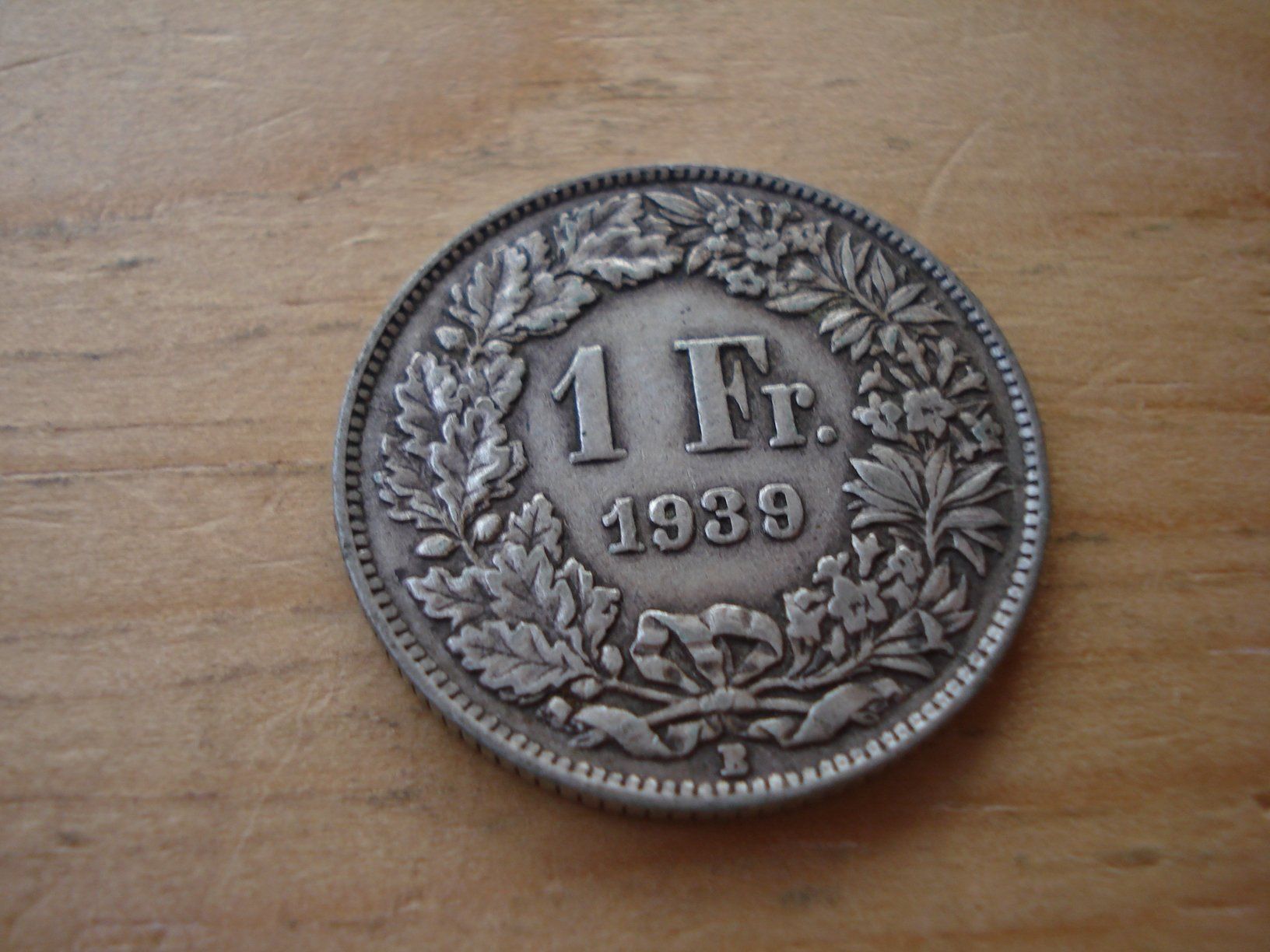 Tutti le monete: (D2) 1 Franken 1939 – Usato da Erlach venduto da Net-Coins