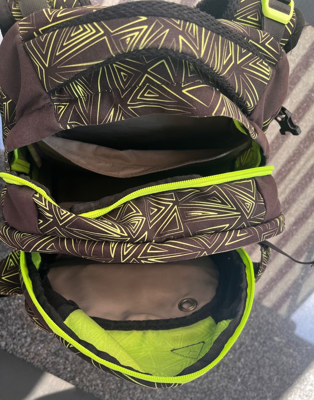 Satch Zaini: Satch Rucksack schwarz/grün – Usato da Effretikon venduto da Speedy074 2