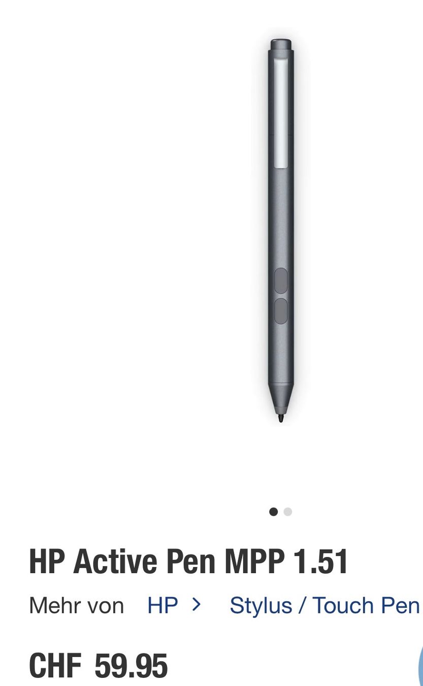 Hewlett Packard Penna & Evidenziatori: Touch Pen / Eingabestift hp – Nuovo e nell'imballaggio originale da Rüfenacht BE venduto da NE_ 1