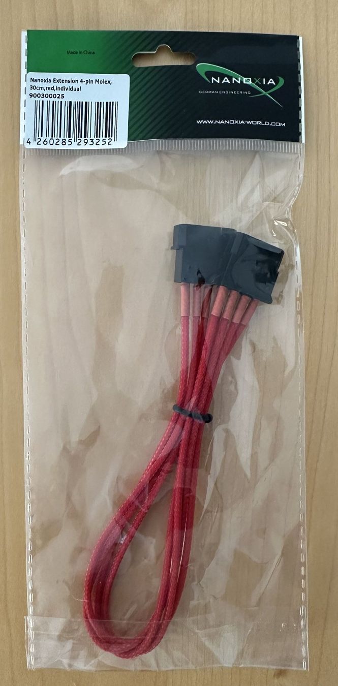 PC: Nanoxia - Diverse Kabel (SATA, Molex) – Nuovo (secondo la descrizione) da Dielsdorf venduto da Empowered 6