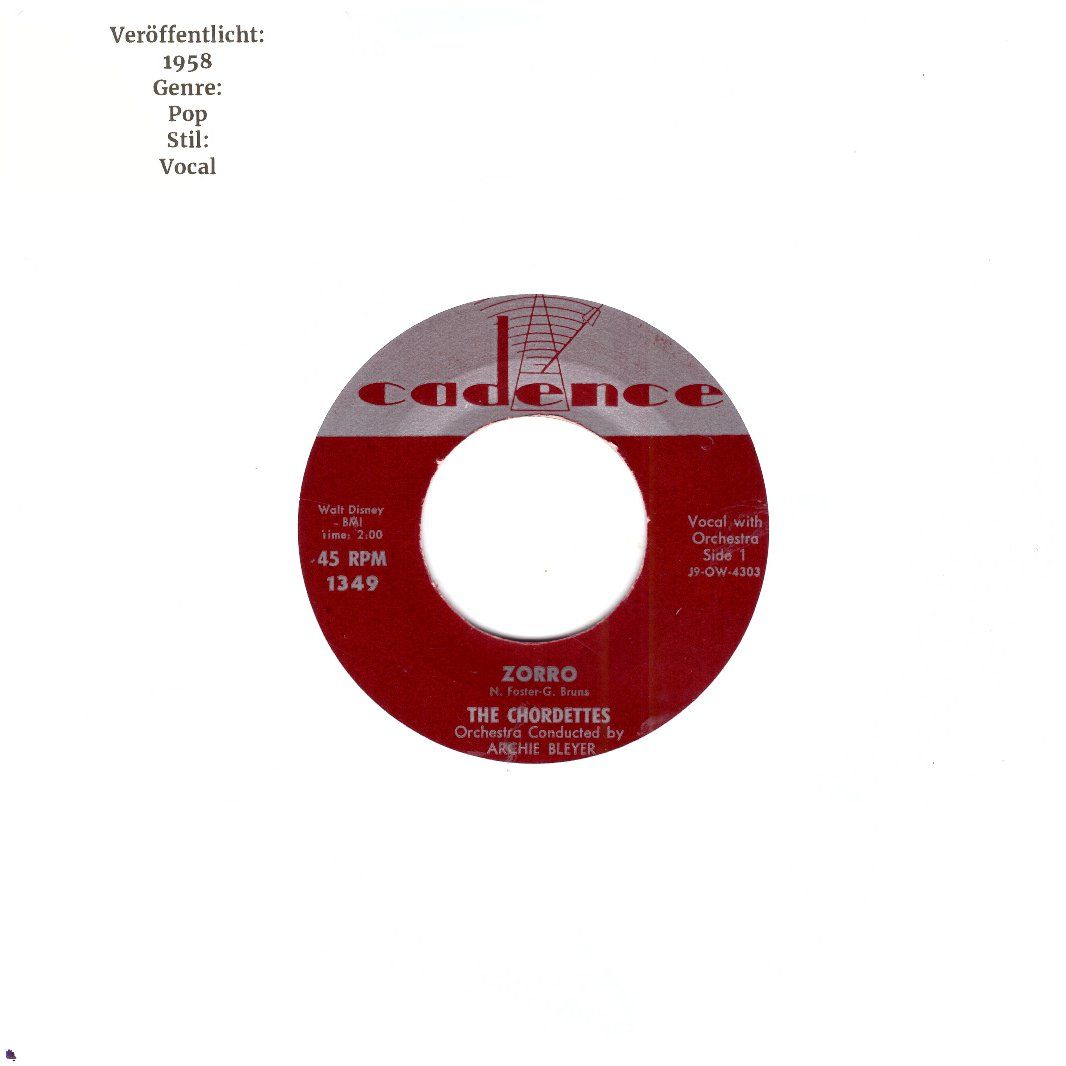 Vinyles: THE CHORDETTES – D'occasion à Bassersdorf par house-of-vinyl
