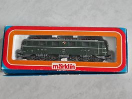 Märklin Lokomotive SBB CFF 11414 grün gebraucht im Karton