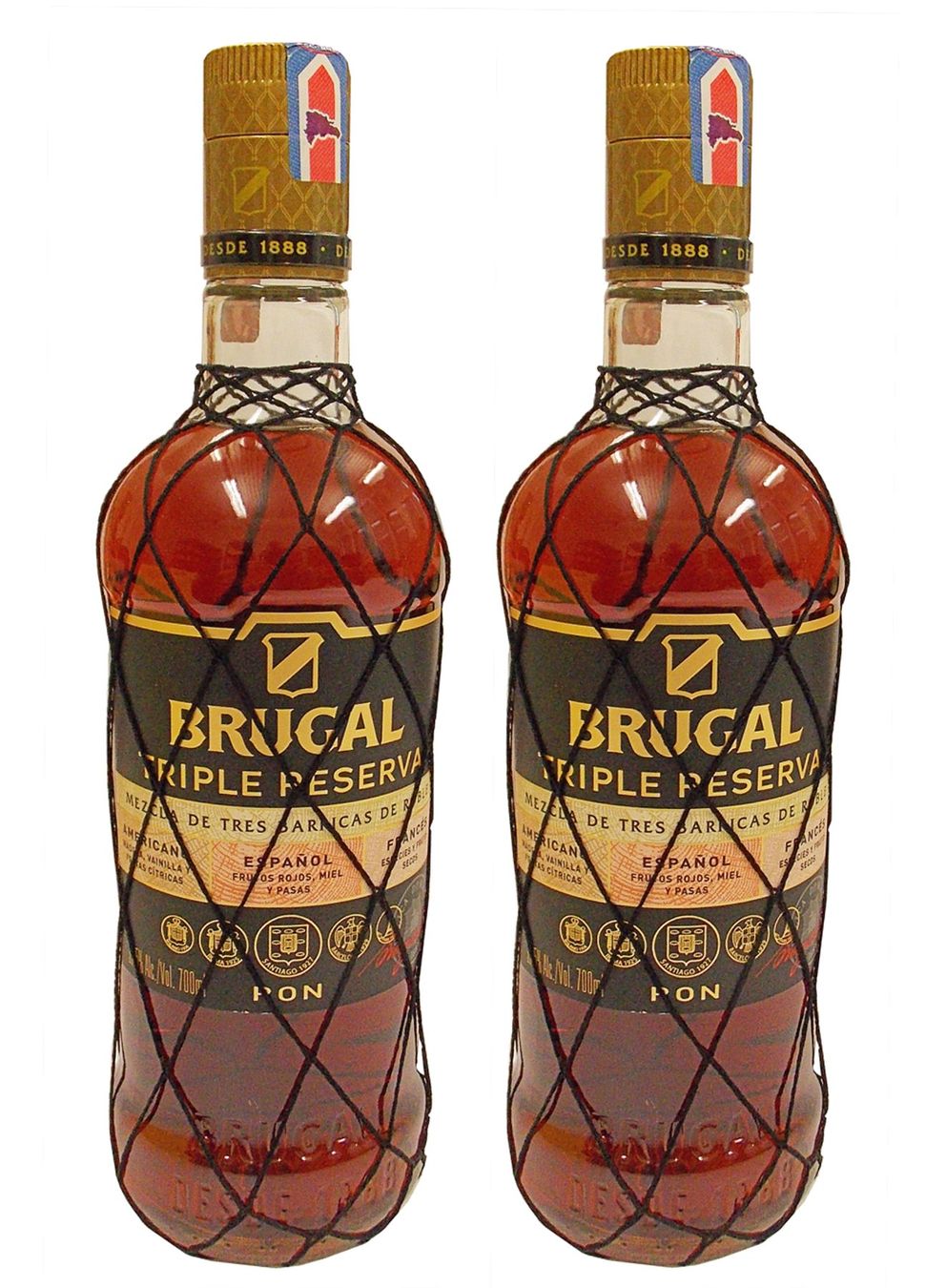 Brugal Spirituosen: Ron Brugal Triple Reserva 37,5% Alk. - 700ml – Neu und originalverpackt aus Horn von lookatitgood