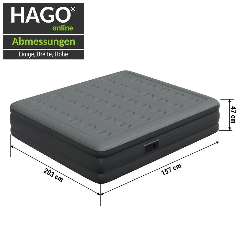 Tappetini fitness: HAGO Premium Luftbett 200x160cm – Nuovo e nell'imballaggio originale da Bottighofen venduto da zaap 3