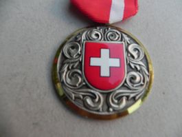 Medaille Schweiz CH Fahnen Wappen von Jahr 1973