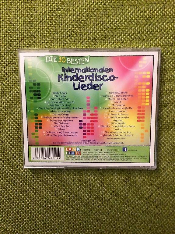 CDs: DIE 30 BESTEN INTERNATIONALEN KINDERDISCO-LIEDER – Gebraucht aus Zimmerwald von wuff81 1