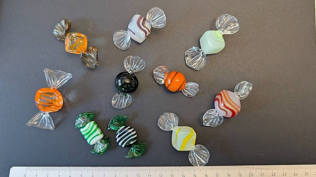 Tutte le decorazioni: Glas-Bonbons, 10er-Set – Usato da Stans venduto da Bobesch56