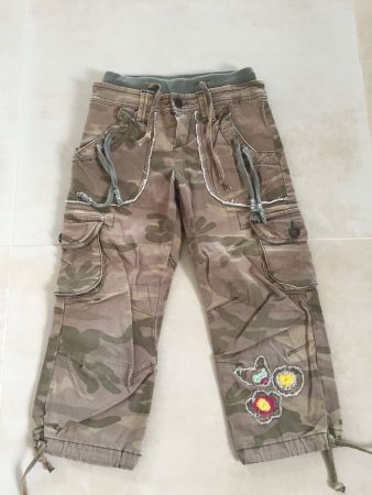 Hose, Girls Gr.122, Camouflage