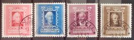 LIECHTENSTEIN 1942: Fürstenbilder II, O