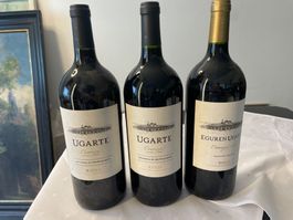 3 Flaschen Magnum Ugarte Rioja 2010/2014