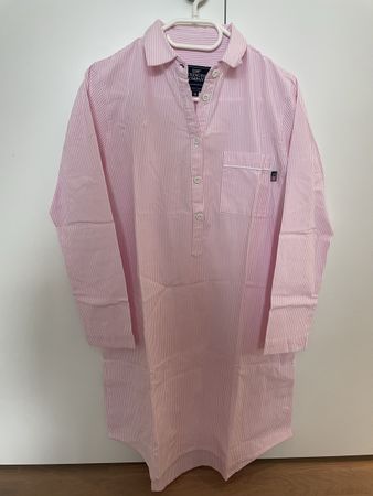 Lexington Company Nacht-Hemd, Gr. M, Rosa/Weiss gestreift