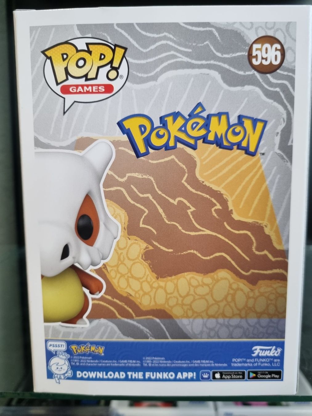 Funko Figuren: Funko Pop Pokémon #596 - Cubone • Tragosso – Neu und originalverpackt aus Oberdorf NW von CollectingWorld 1