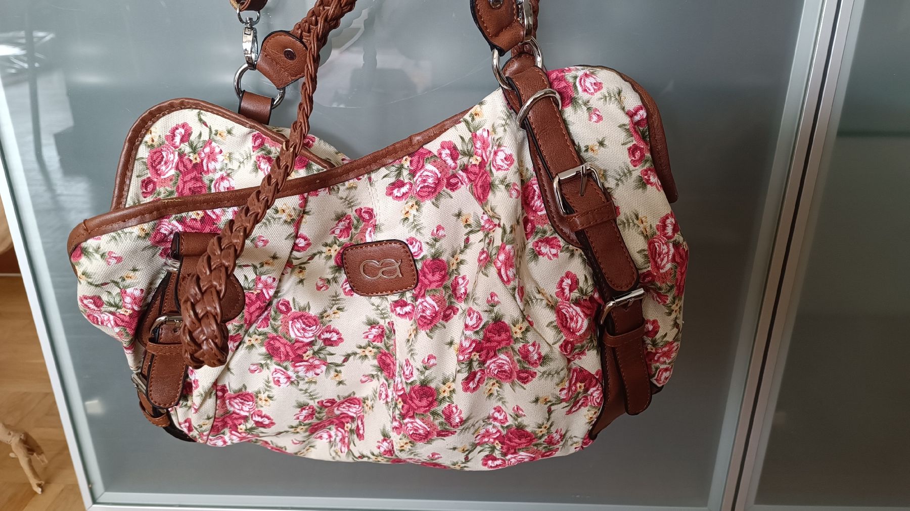 C&A Borse da donna: Tasche mit Rosenmuster, Herbst Style – Usato da Baden venduto da zuppel 1