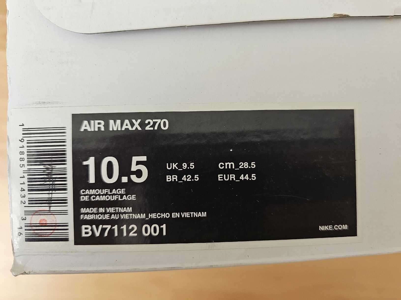 Nike Scarpe da uomo: Nike Air Max 270 Grösse 44.5 – Nuovo e nell'imballaggio originale da Wettingen venduto da mvilen 4