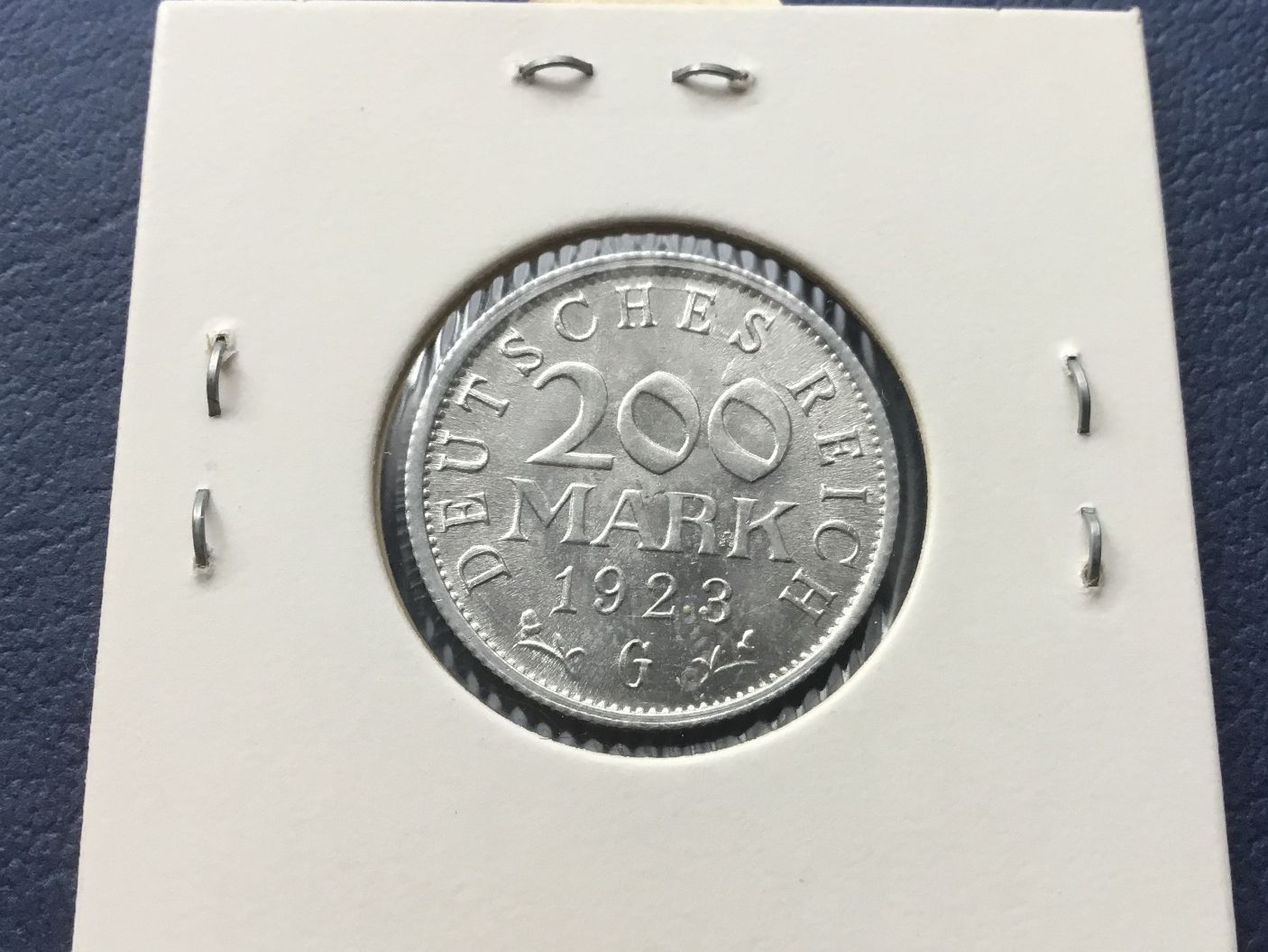 Alle Münzen: 200 Reichmark 1923 G. unzirkuliert – Neu (gemäss Beschreibung) aus St. Margrethen SG von alfapeugeot10 2