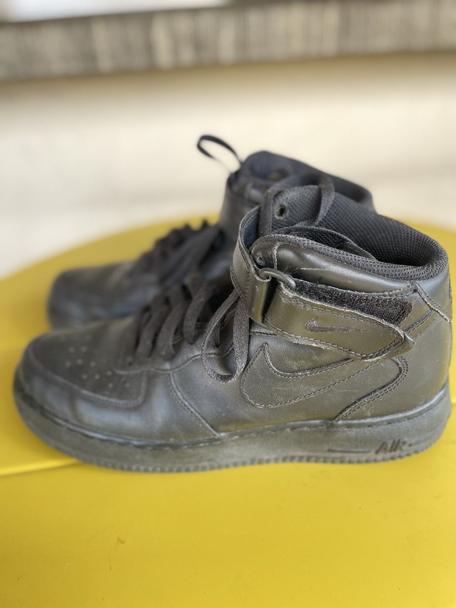 Nike Scarpe da uomo: Baskets Nike Air Force 1 Mid noires, taille 40.5 – Usato da Lausanne venduto da sa_b 1