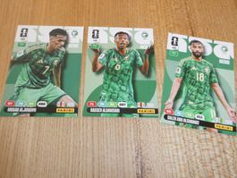 Panini Adrenalyn WM 2026: 3 Karten Saudi-Arabien