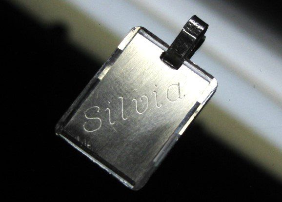 Ciondoli: Vintage Anhänger Silber 835 Name Silvia – Usato da Ermatingen venduto da Decovin 1