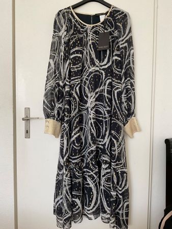 MARINA RINALDI Max Mara Group Seiden Kleid Gr 50 neu NP 595