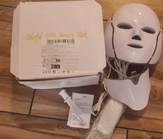 Masque de beauté LED 7 couleurs neuf, avec manuel