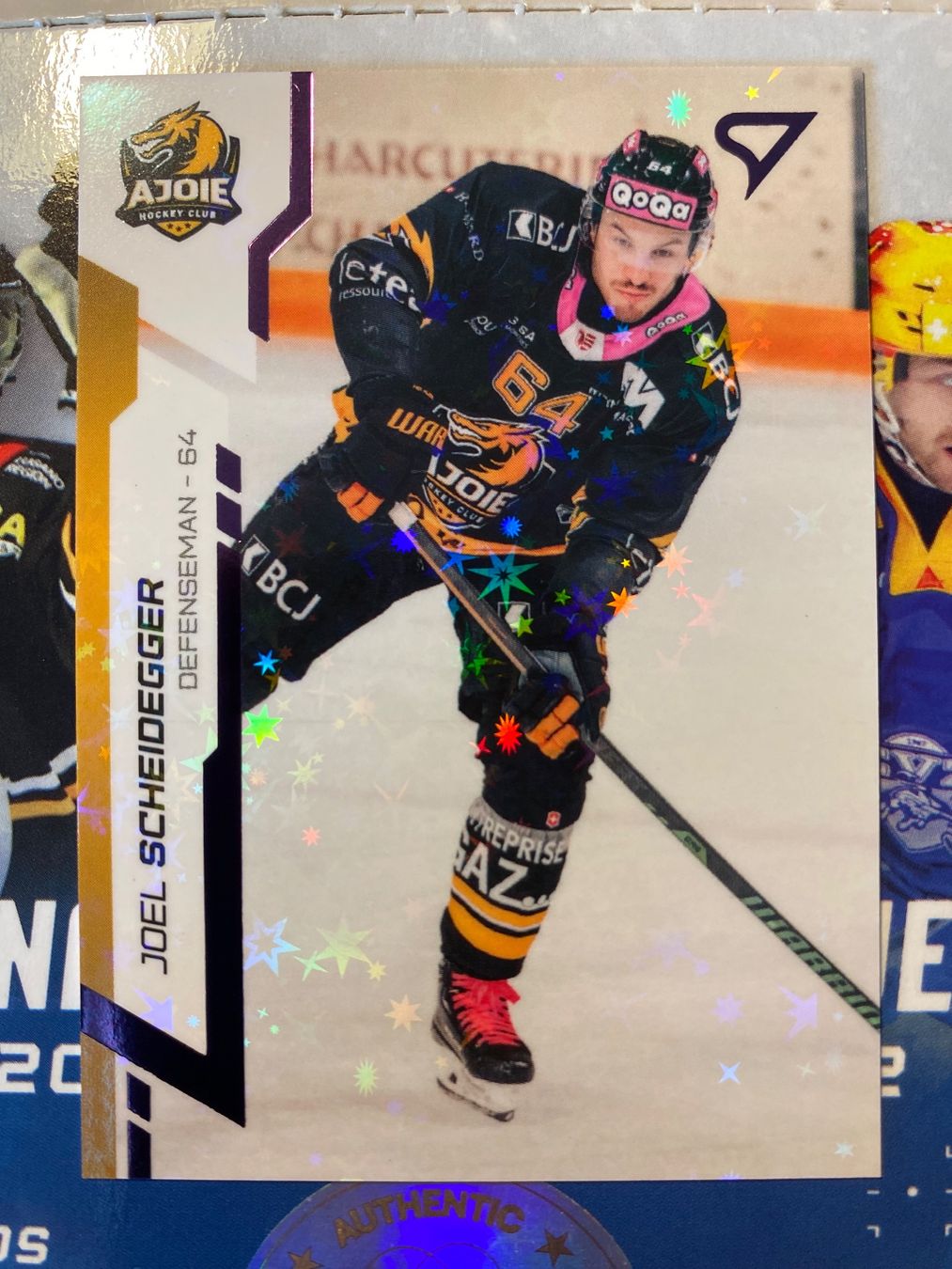 Sportzoo Sammelbilder & Trading cards: National League - Purple - Joel Scheidegger - HCA – Neu (gemäss Beschreibung) aus Biel/Bienne von Stefan0222