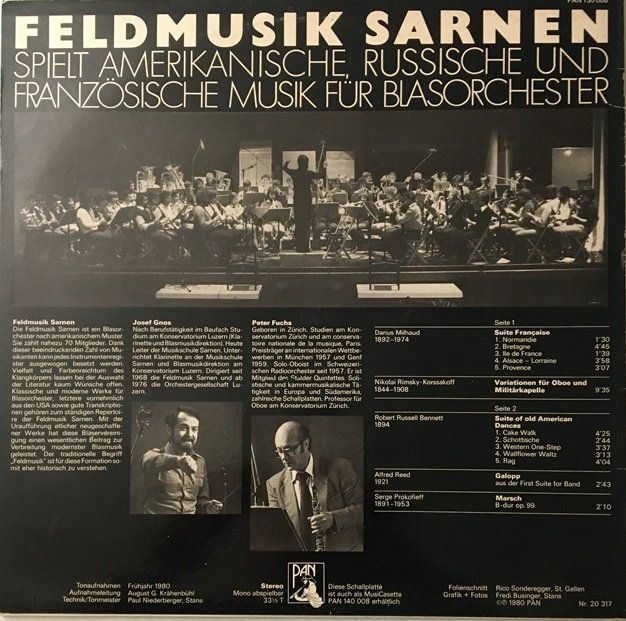 Dischi in vinile: Feldmusik Sarnen (LP) – Usato da Grüningen venduto da azulmarron 1