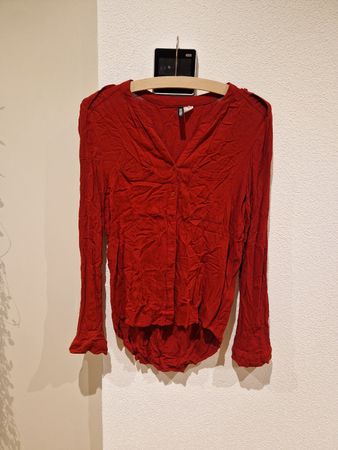 Rote Bluse von H&M Divided, Grösse 34