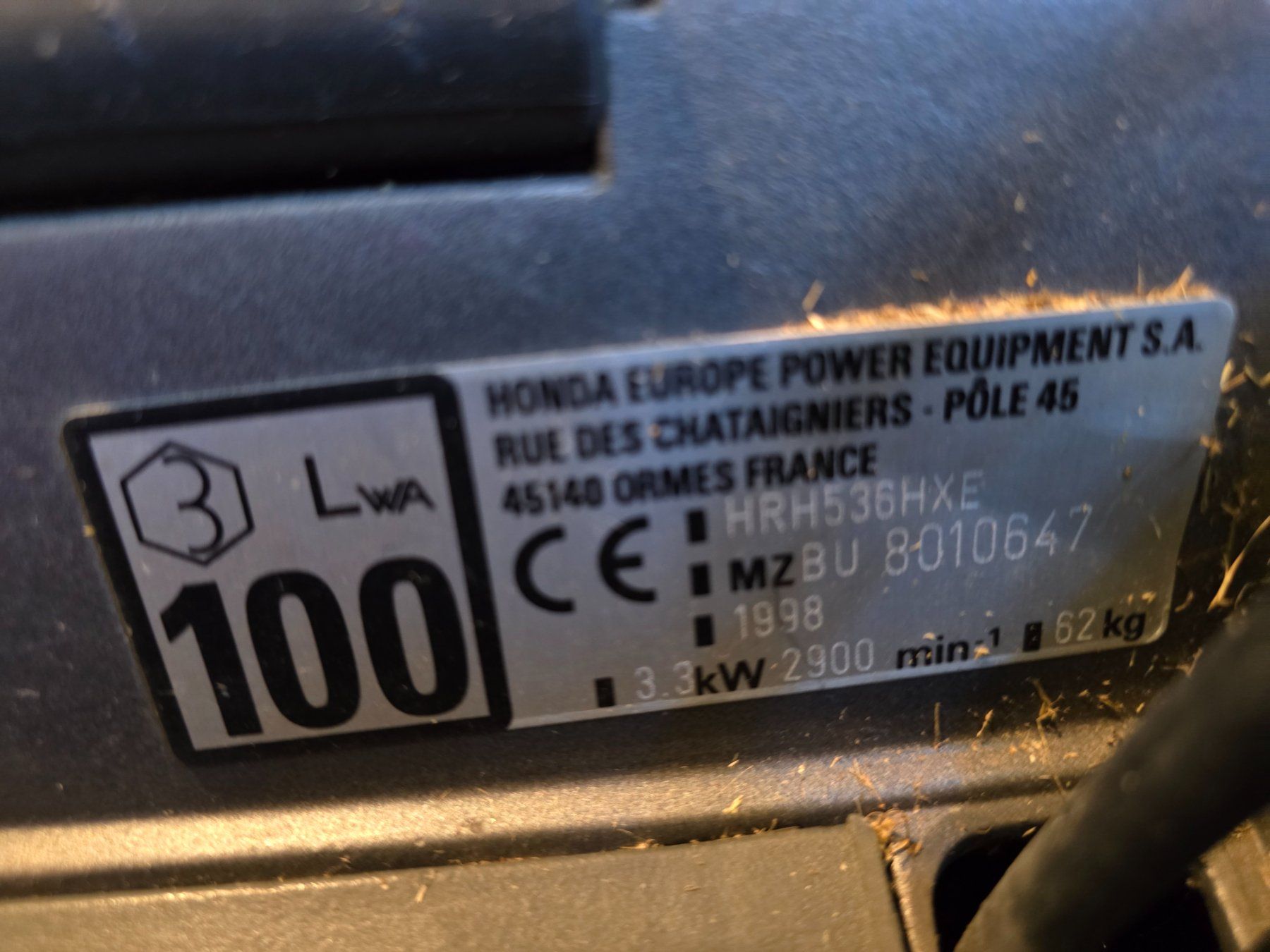 Honda Rasenmäher: Honda Rasenmäher HRH536HXE, Hydrostat – Gebraucht aus Gossau SG von  1