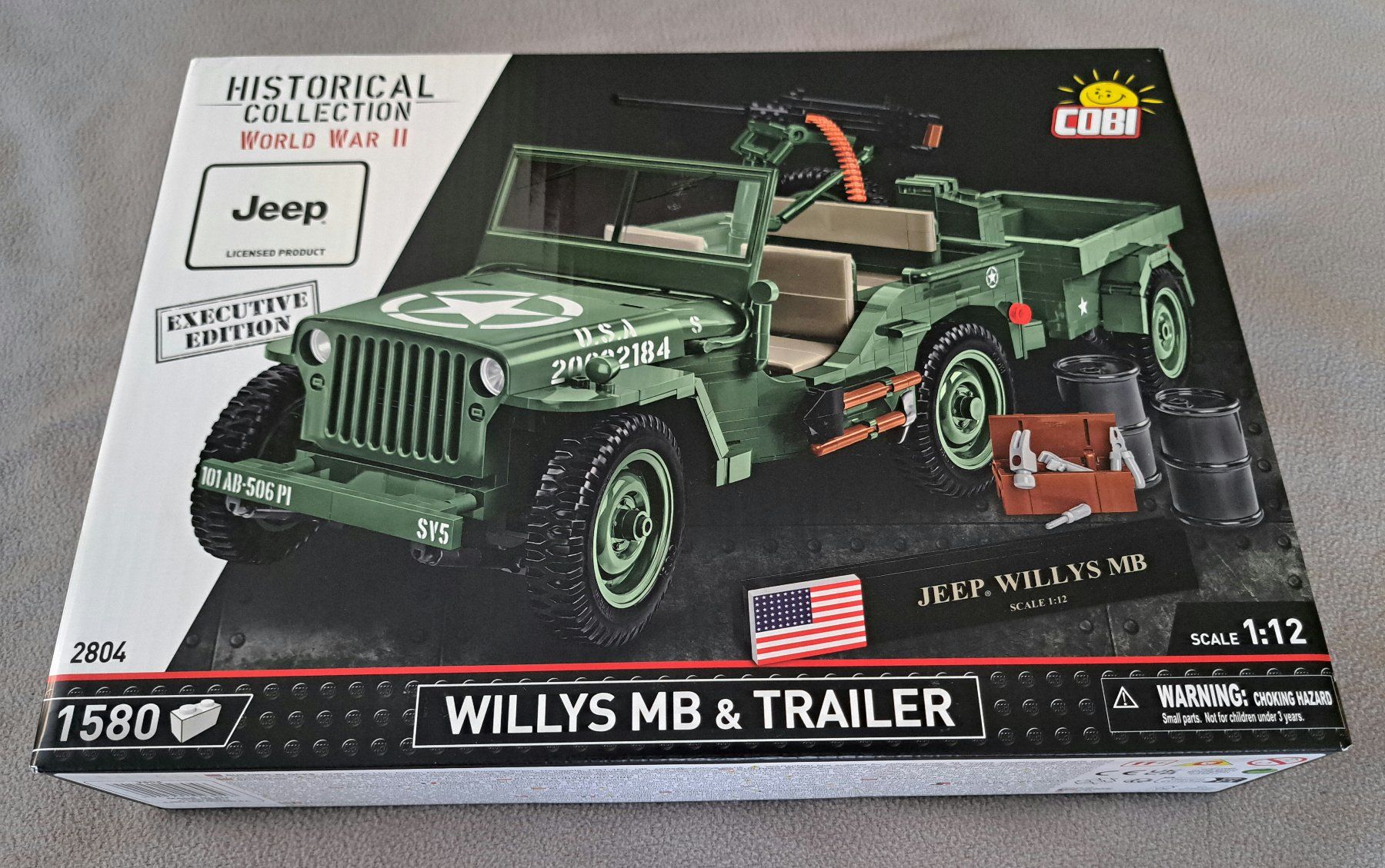 Cobi Jeux de construction: COBI 2804 Willys MB & Trailer – Neuf avec emballage d'origine à Igis par magneto_hg