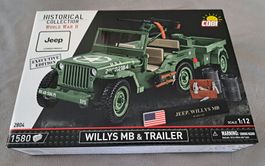 COBI 2804 Willys MB & Trailer
