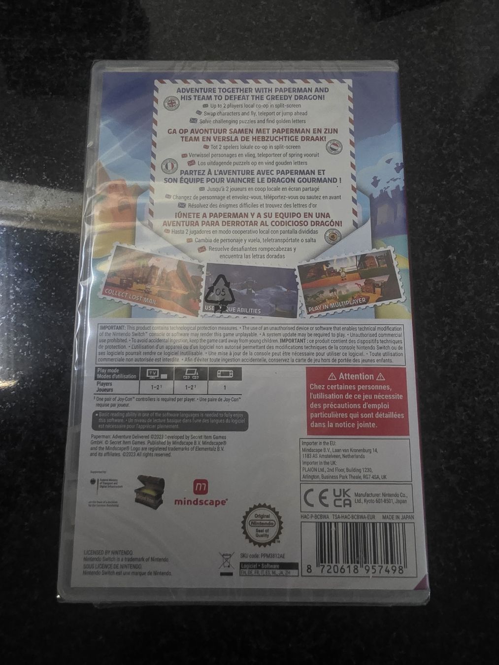 Giochi: Paperman Nintendo Switch – Nuovo e nell'imballaggio originale da Chavornay venduto da Crash37 1