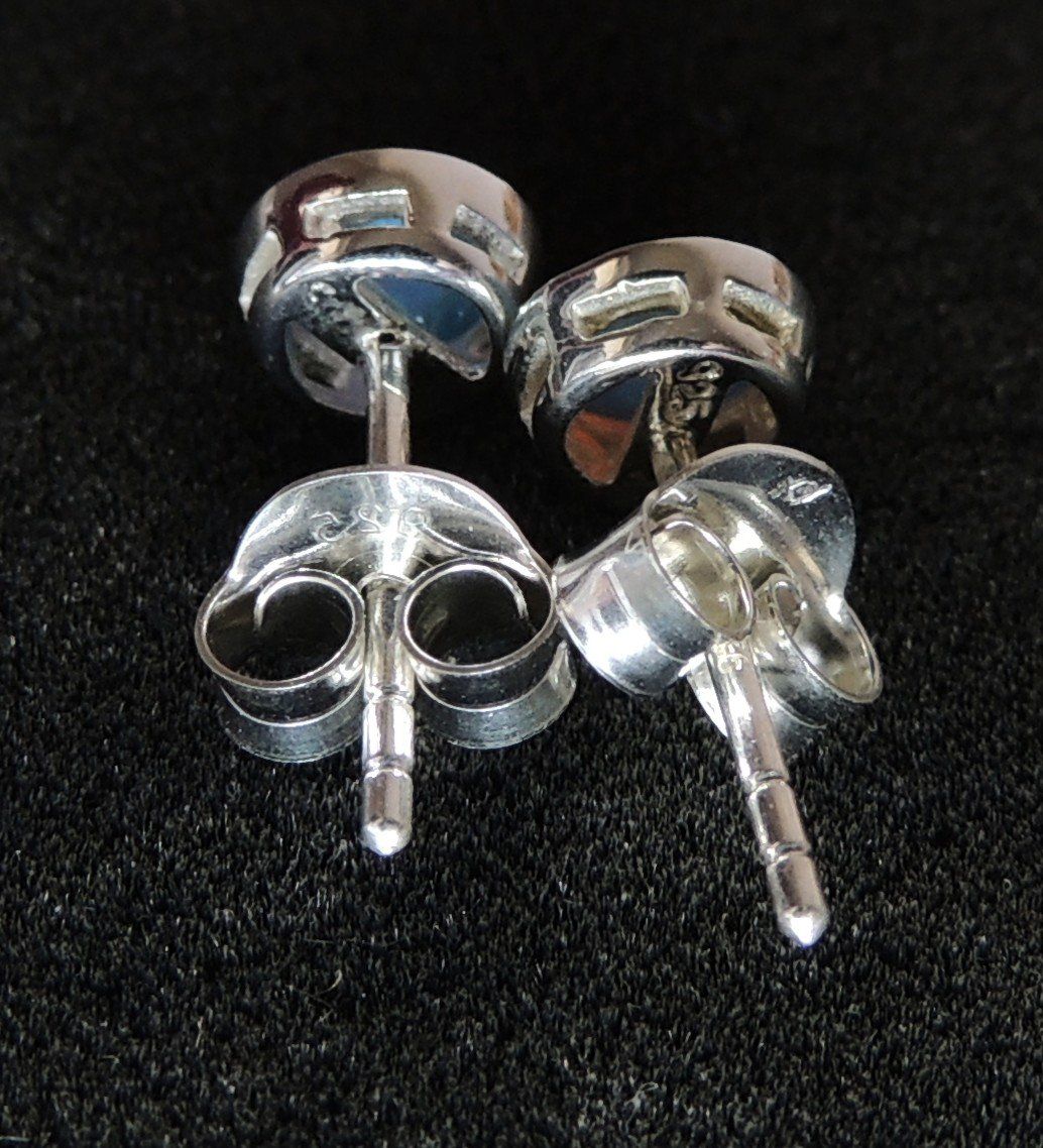 Orecchini pendenti & Orecchini a lobo: Silber 925 Ohrstecker mit Opalimitat – Nuovo e nell'imballaggio originale da Waldenburg venduto da schaller707 4