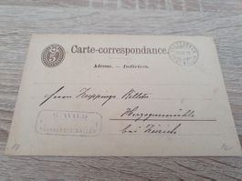 Postkarten Ganzsache G. WILD NEUHAUS ST. GALLEN