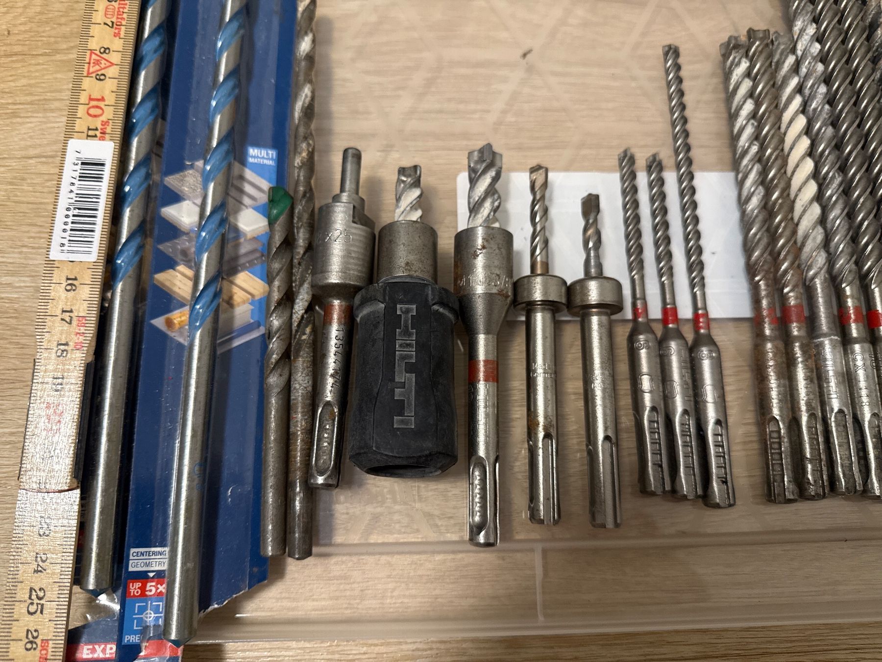 Hilti Trapani: Steinbohrer 22 verschiedene Bohrer Hilti – Usato da Winterthur venduto da 121Mex121 3