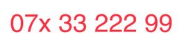 VIP Handynummer 07x 33 222 99 (PrePaid)