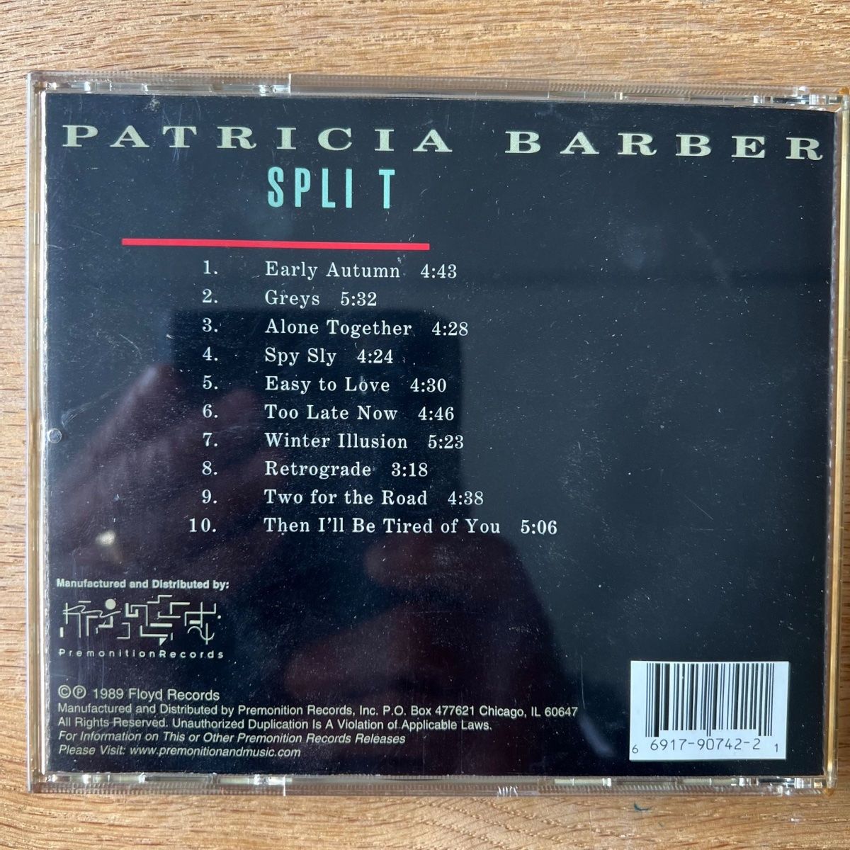 CDs: Patricia Barber - Split / CD - US-Press. 2004 – Gebraucht aus Gais von soundcave57 1
